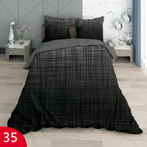 ست رو تختی تک نفره سه بعدی مدرن مشکی توسی کنفی پتینه شیک