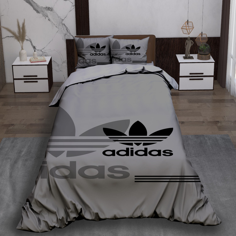 ست رو تختی تک نفره سه بعدی آدیداس توسی شیک