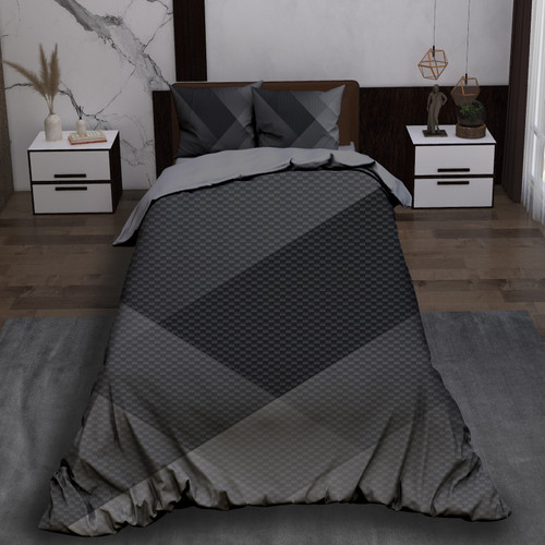 ست رو تختی تک نفره سه بعدی مدرن توسی تیره و روشن