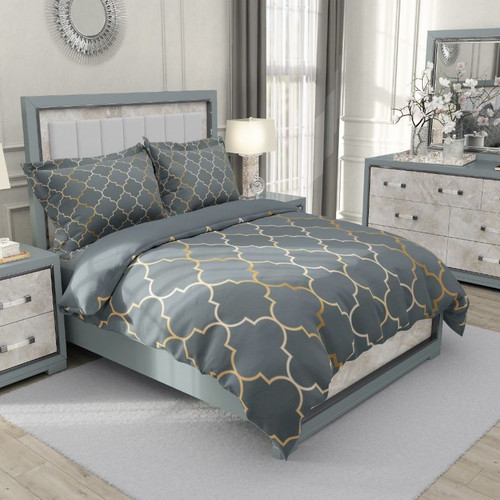 ست رو تختی دو نفره سه بعدی مدرن توسی مدرن