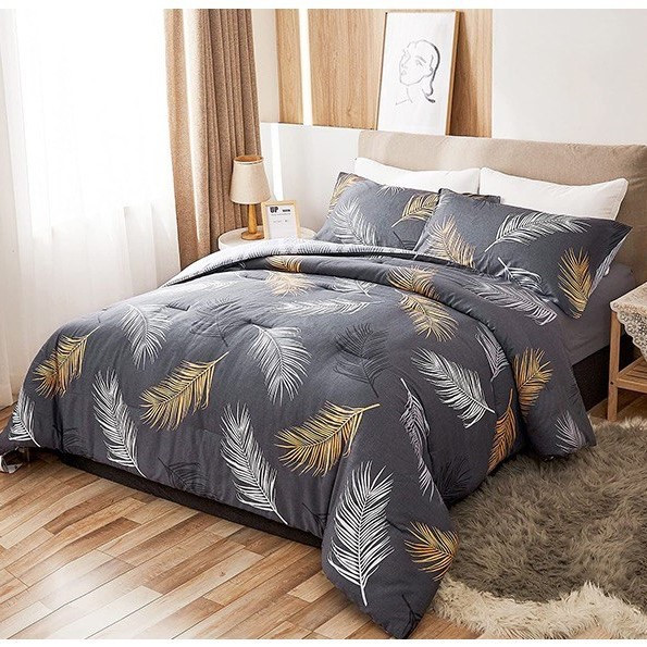 ست رو تختی دو نفره سه بعدی طرح پر