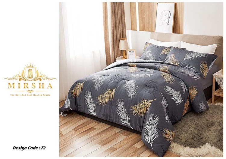 ست رو تختی دو نفره سه بعدی طرح پر