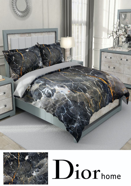 ست رو تختی دو نفره سه بعدی ابر و بادی طرح سنگ