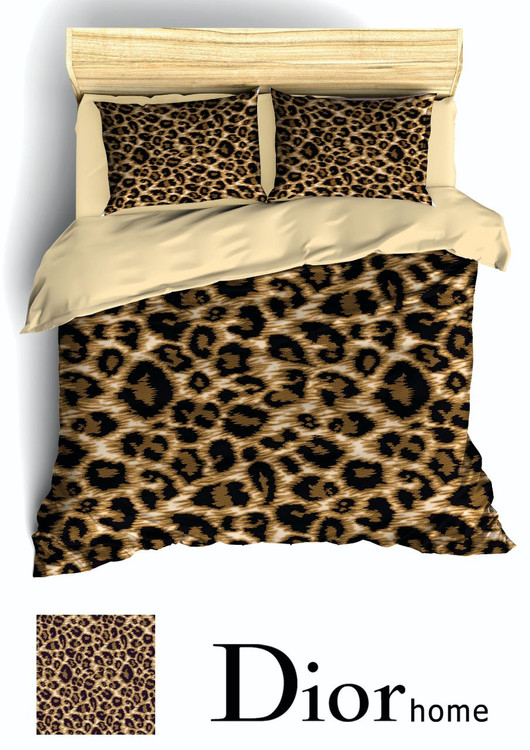 ست رو تختی دو نفره سه بعدی پلنگی